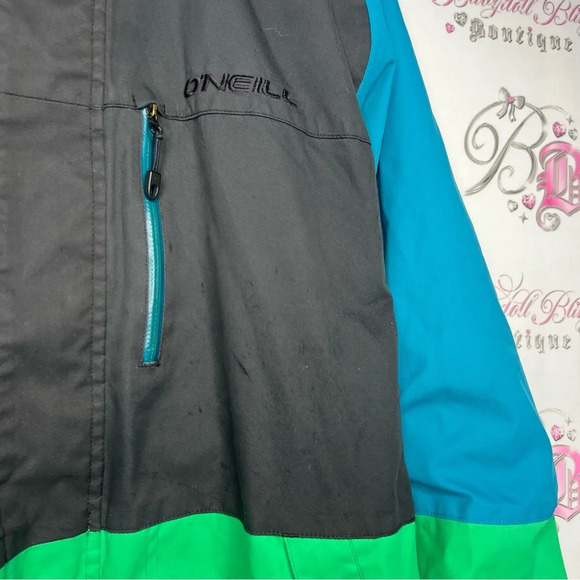 O’Neill jacket snowboarding skiing winter outdoor green blue black waterproof 🩵 - Picture 6 of 9
